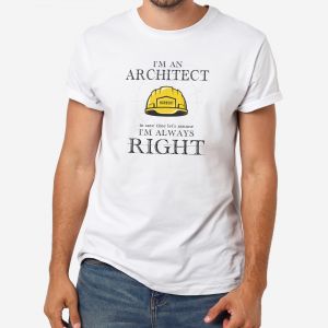 Koszulka mska z nadrukiem PREZENT DLA ARCHITEKTA - XXL