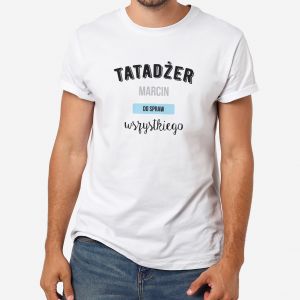 Koszulka mska z nadrukiem TATADER - M