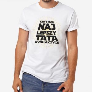 Koszulka na Dzie Taty NAJLEPSZY TATA W GALAKTYCE - XXL