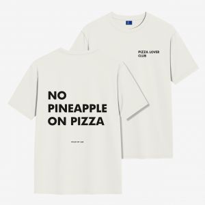 Koszulka TheDayOff No Pineapple On Pizza - XXL koszulka z nadrukiem koszulka z haftem koszulka dobrej jakoci