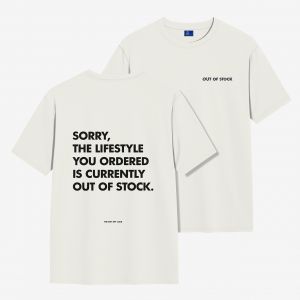 Koszulka TheDayOff OUT OF STOCK prezent dla pracoholika - XL