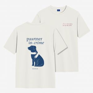Koszulka TheDayOff PAWTNER IN CRIME prezent dla psiarza - XXL
