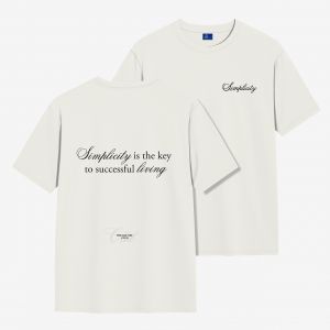 Koszulka z nadrukiem na plecach TheDayOff SIMPLICITY - XL koszulka dobrej jakoci prezent dla artystycznej duszy