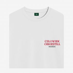 Koszulka z haftem CZOWIEK ORKIESTRA prezent dla marketingowca - XL koszulka z haftem