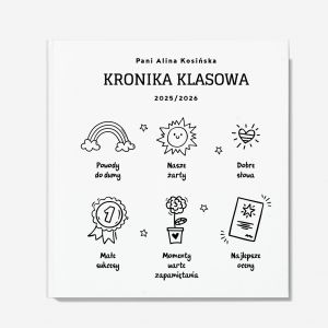 Kronika klasowa PREZENT DLA WYCHOWAWCY prezent dla nauczyciela prezent na dzie nauczyciela personalizowany notes