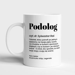 Personalizowany kubek DEFINICJA prezent dla podologa kubek z nadrukiem kubek personalizowany