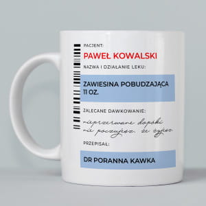 Kubek z nadrukiem PREZENT DLA FARMACEUTY