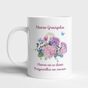 Kubek dla mamy na urodziny BUKIET BZU 