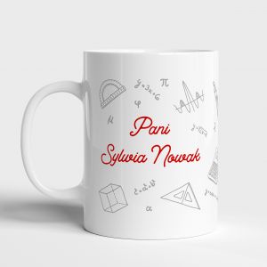 Kubek dla matematyczki kubek dla nauczycielki prezent dla matematyczki kubek na dzie nauczyciela