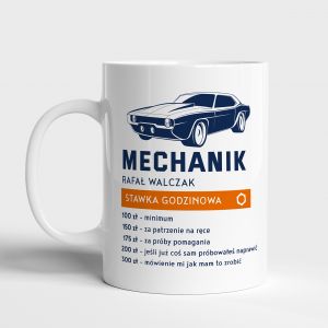 Personalizowany kubek DLA MECHANIKA prezent dla mechanika prezent dla mechanika samochodowego