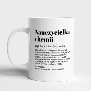 Kubek dla nauczyciela chemii DEFINICJA