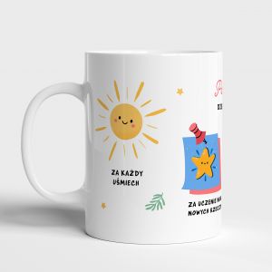 Kubek dla przedszkolanki DZIKUJEMY prezent od przedszkolakw prezent dla przedszkolanki
