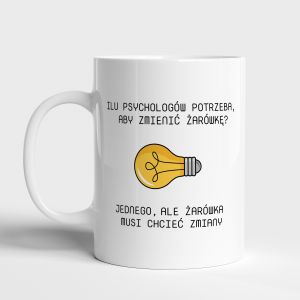 mieszny KUBEK PSYCHOLOGA z personalizacj