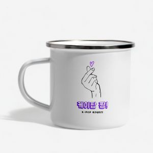 Personalizowany kubek emaliowany K-POP RZDZI