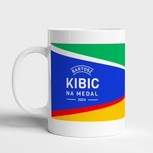 Kubek KIBIC NA MEDAL prezent dla fana piki nonej