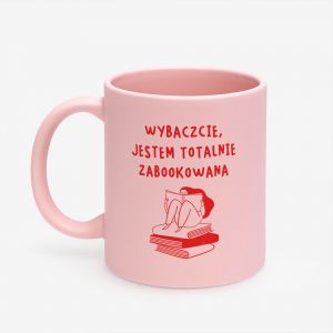 Personalizowany kubek ksikary JESTEM ZABOOKOWANA prezent dla ksikary prezent dla mola ksikowego