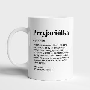 Personalizowany kubek dla przyjaci�ki DEFINICJA kubek dla bff prezent dla przyjaci�ki prezent dla bff