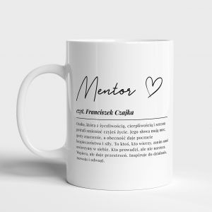 Personalizowany kubek MENTOR prezent dla mentora