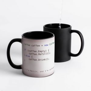 Magiczny kubek dla informatyka COFFEE SOFTWARE DEVELOPER