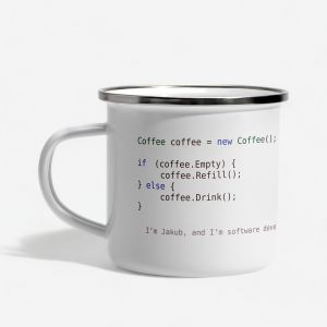 Kubek programisty COFFEE SOFTWARE DEVELOPER prezent dla informatyka prezent dla programisty kubek dla programisty