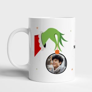 Kubek witeczny ze zdjciem NIEGRZECZNY upominek pod choink dla chopaka upominek dla chopaka upominek na wita