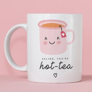 Walentynkowy kubek do herbaty HOT-TEA