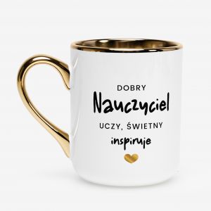 Elegancki kubek z dedykacj� DLA NAUCZYCIELA kubek na dzie� nauczyciela kubek dla nauczyciela prezent dla nauczyciela