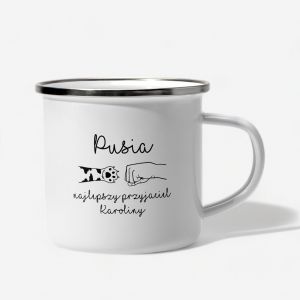 Kubek z kotem NAJLEPSZY PRZYJACIEL prezent dla kociary kubek dla kociary prezent dla mioniczki kotw
