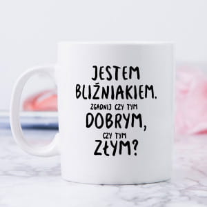 Kubek ze miesznym napisem PREZENT DLA BLINIAKA