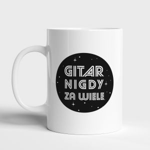 Kubek z nadrukiem GITARA prezent dla gitarzysty
