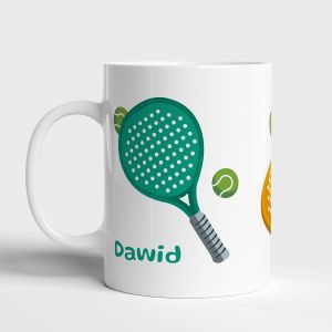 Kubek z nadrukiem PREZENT DLA GRACZA W PADEL gra w padla prezent na urodziny prezent dla mczyzny