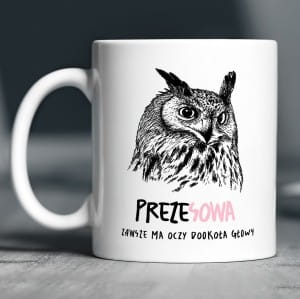 Kubek szefowej PREZESOWA prezent dla szefowej
