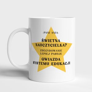 Kubek na zakoczenie roku szkolnego GWIAZDA SYSTEMU EDUKACJI 