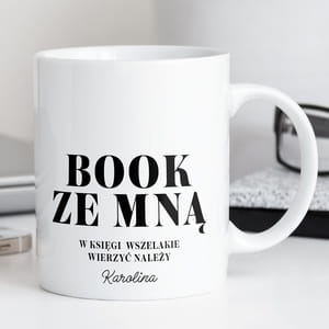 Kubek mola ksikowego BOOK ZE MN prezent dla czytelnika
