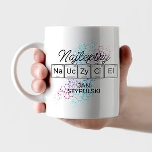 Kubek z nadrukiem PREZENT DLA NAUCZYCIELA CHEMII