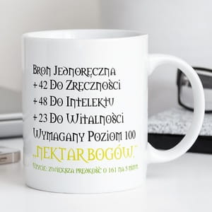 Kubek z nadrukiem PREZENT DLA GRACZA KOMPUTEROWEGO