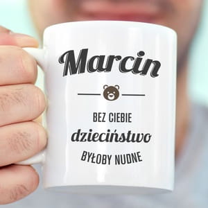 Kubek dla brata z nadrukiem NUDNE DZIECISTWO