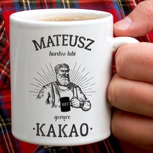 Kubek z nadrukiem PREZENT Z OKAZJI DNIA CHOPAKA