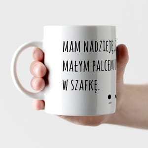 Kubek z nadrukiem SZAFKA mieszny prezent dla kolegi mieszny kubek dla kolegi prezent dla znajomego