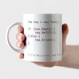 Kubek dla programisty TEA SOFTWARE DEVELOPER