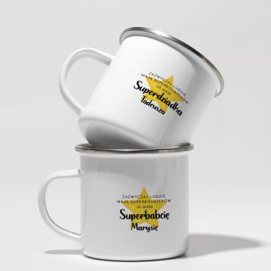 Komplet kubkw dla babci i dziadka SUPERBOHATEROWIE kubki dla dziadkw prezent dla babci i dziadka