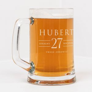 Kufel do piwa na 40 urodziny IDEALNY ROCZNIK prezent na 40 urodziny