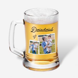 Kufel ze zdj�ciem PREZENT DLA DZIADKA grawerowany kufel dla dziadka prezent na Dzie� Dziadka
