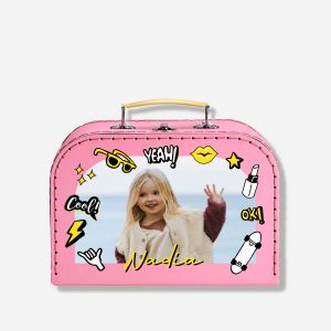 Kuferek ze zdjciem dla dziewczynki COOL personalizowany prezent dla dziewczynki kuferek dla dziewczynki