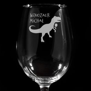 Lampka na wino WINOZAUR prezent dla fana wina