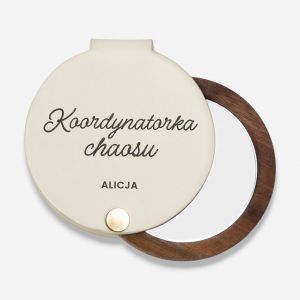 Lusterko kieszonkowe eleganckie KOORDYNATORKA CHAOSU