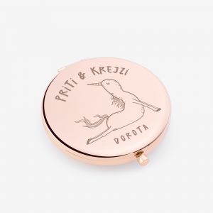 Lusterko kieszonkowe PRITI & KREJZI prezent dla kumpeli prezent dla koleanki upominek dla koleanki