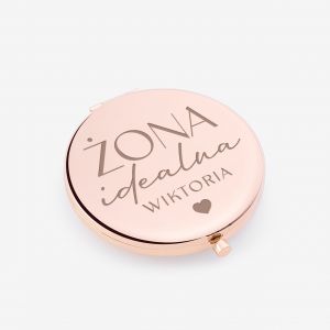 Lusterko personalizowane ONA IDEALNA elegancki prezent dla ony