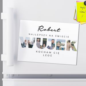 Magnes na lodwk DLA WUJKA prezent dla wujka personalizowany magnes magnes ze zdjciami magnes personalizowany