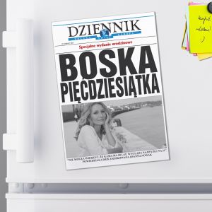 Magnes ze zdjciem DZIENNIK BOSKA 50 upominek na urodziny
